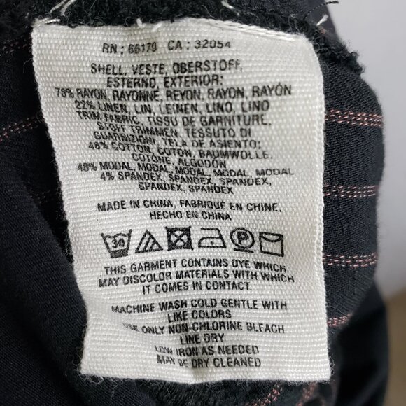 Anthropologie Hei Hei Drop Crotch Harem Pants Linen Blend Foldover Waist size S - Picture 5 of 8